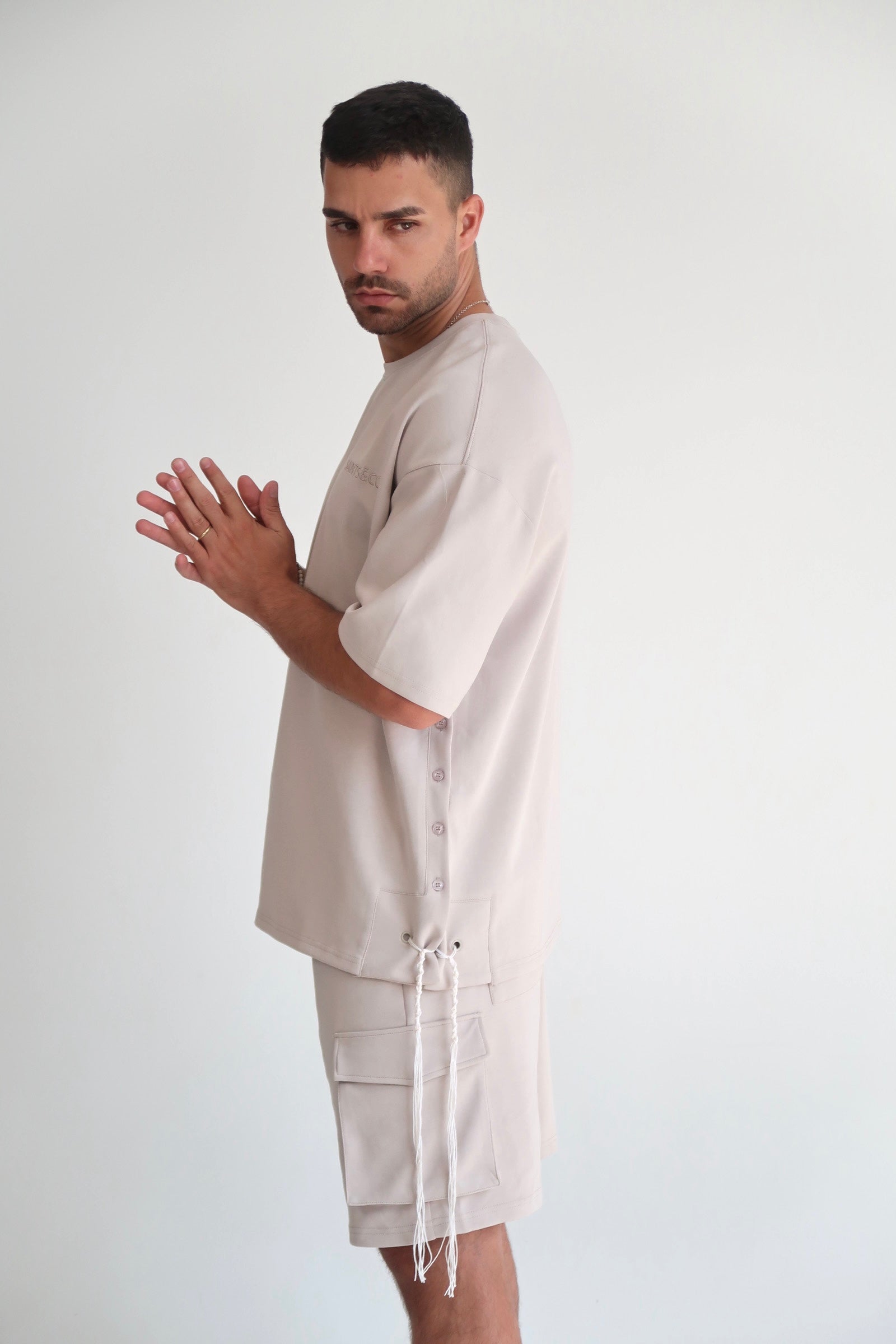 חולצה ציצית הולי אפורה